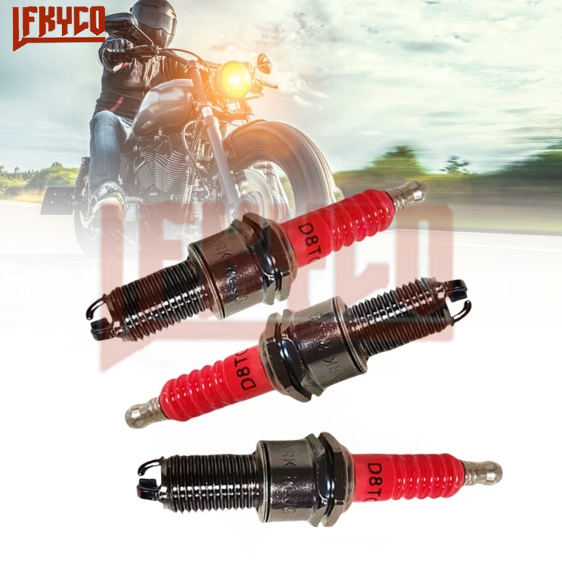 1/2/3/4 buah 3 elektroda D8TC  - Motorcycle Spark Plug ulasan dan harga